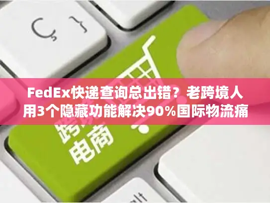 FedEx快递查询总出错？老跨境人用3个隐藏功能解决90%国际物流痛点