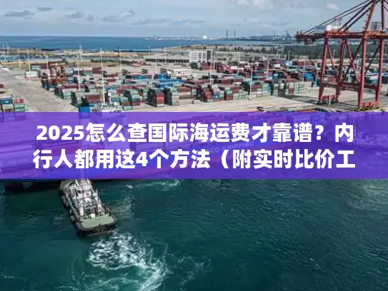 2025怎么查国际海运费才靠谱？内行人都用这4个方法（附实时比价工具）
