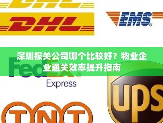 深圳报关公司哪个比较好？物业企业通关效率提升指南