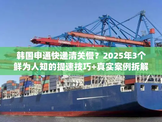 韩国申通快递清关慢？2025年3个鲜为人知的提速技巧+真实案例拆解