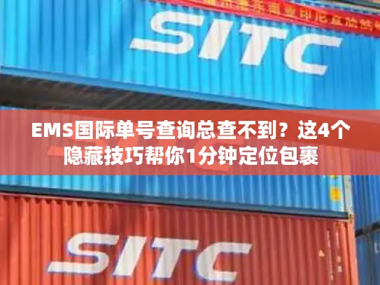 EMS国际单号查询总查不到？这4个隐藏技巧帮你1分钟定位包裹