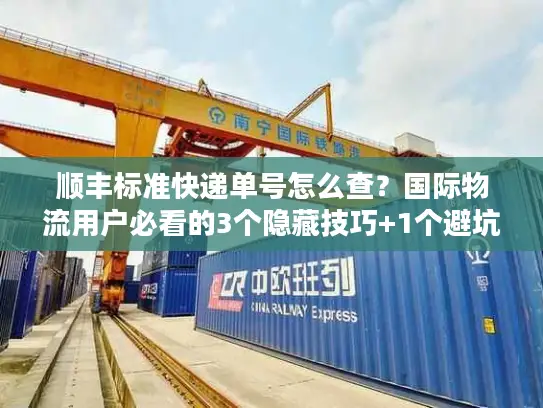 顺丰标准快递单号怎么查？国际物流用户必看的3个隐藏技巧+1个避坑指南