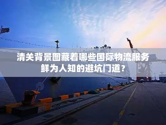 清关背景图藏着哪些国际物流服务鲜为人知的避坑门道? 清关背景图藏着哪些国际物流服务鲜为人知的避坑门道?