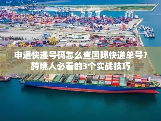 申通快递号码怎么查国际快递单号？跨境人必看的3个实战技巧