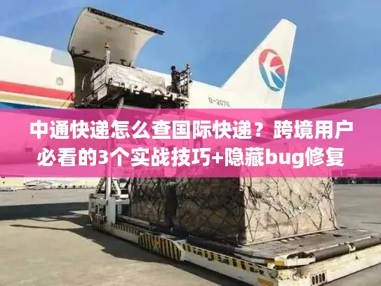 中通快递怎么查国际快递？跨境用户必看的3个实战技巧+隐藏bug修复