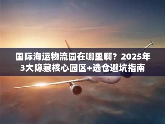 国际海运物流园在哪里啊？2025年3大隐藏核心园区+选仓避坑指南