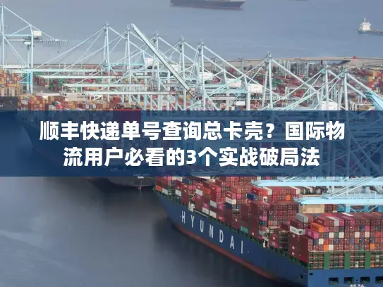 顺丰快递单号查询总卡壳？国际物流用户必看的3个实战破局法