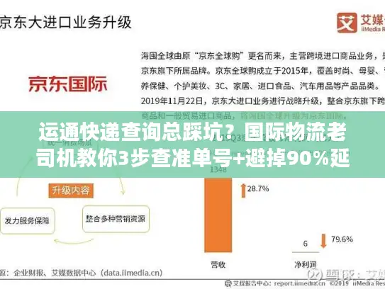 运通快递查询总踩坑？国际物流老司机教你3步查准单号+避掉90%延误雷区