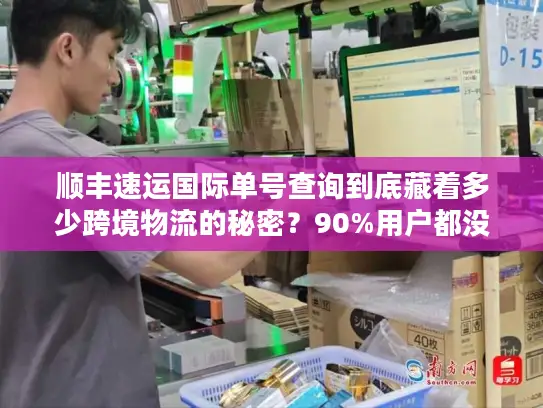 顺丰速运国际单号查询到底藏着多少跨境物流的秘密？90%用户都没搞懂