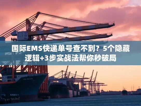 国际EMS快递单号查不到？5个隐藏逻辑+3步实战法帮你秒破局