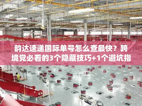 韵达速递国际单号怎么查最快？跨境党必看的3个隐藏技巧+1个避坑指南