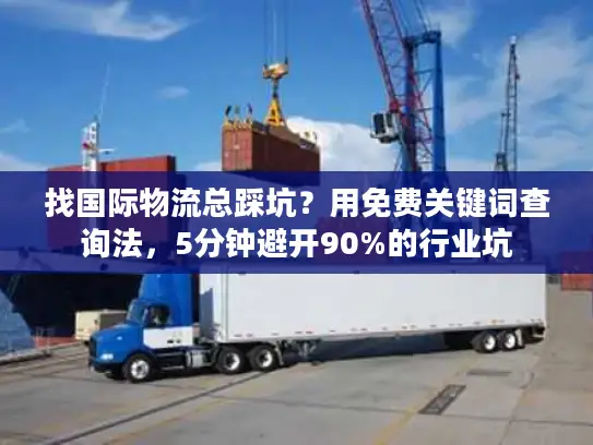 找国际物流总踩坑？用免费关键词查询法，5分钟避开90%的行业坑