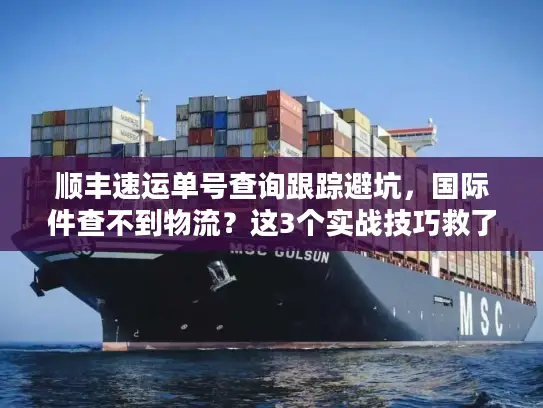 顺丰速运单号查询跟踪避坑，国际件查不到物流？这3个实战技巧救了我的货