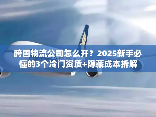 跨国物流公司怎么开？2025新手必懂的3个冷门资质+隐藏成本拆解