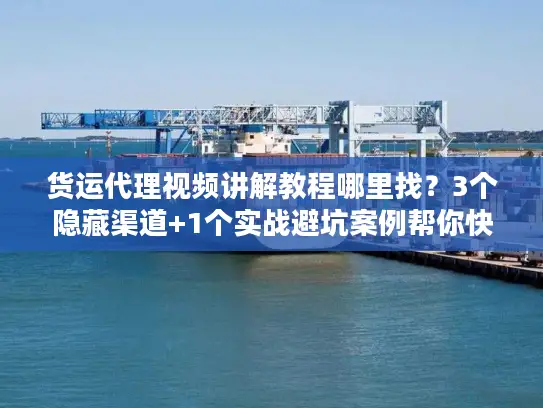 货运代理视频讲解教程哪里找？3个隐藏渠道+1个实战避坑案例帮你快速上手