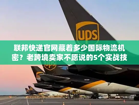 联邦快递官网藏着多少国际物流机密？老跨境卖家不愿说的5个实战技巧
