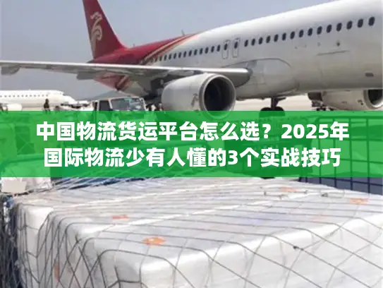 中国物流货运平台怎么选？2025年国际物流少有人懂的3个实战技巧