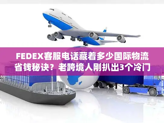 FEDEX客服电话藏着多少国际物流省钱秘诀？老跨境人刚扒出3个冷门用法
