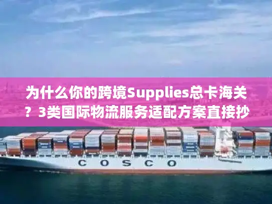 为什么你的跨境Supplies总卡海关？3类国际物流服务适配方案直接抄