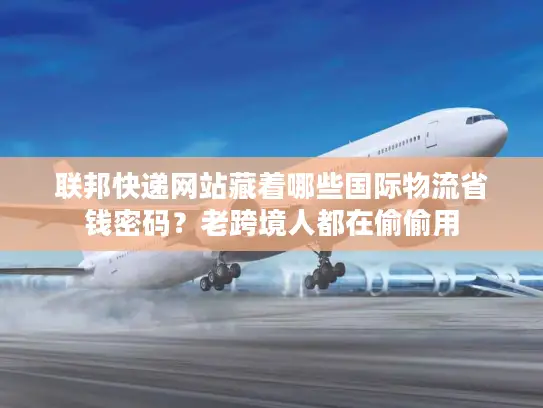 联邦快递网站藏着哪些国际物流省钱密码？老跨境人都在偷偷用