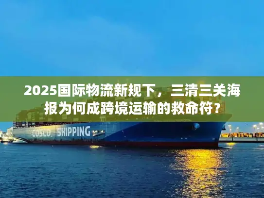 2025国际物流新规下，三清三关海报为何成跨境运输的救命符？