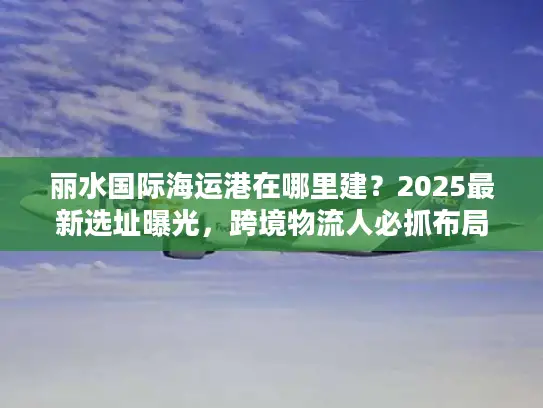 丽水国际海运港在哪里建？2025最新选址曝光，跨境物流人必抓布局机遇