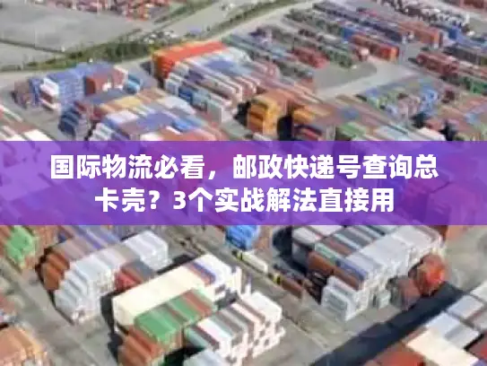 国际物流必看，邮政快递号查询总卡壳？3个实战解法直接用