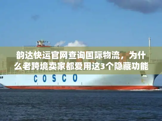 韵达快运官网查询国际物流，为什么老跨境卖家都爱用这3个隐藏功能？
