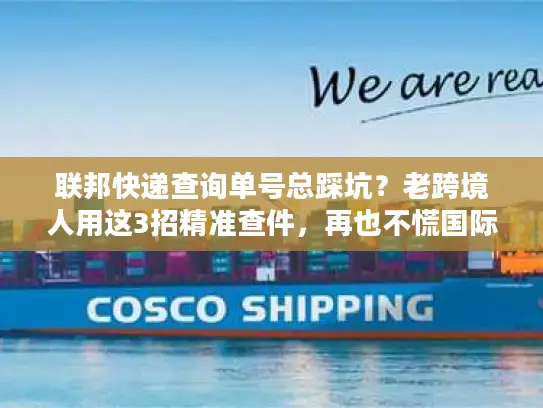 联邦快递查询单号总踩坑？老跨境人用这3招精准查件，再也不慌国际物流延误！