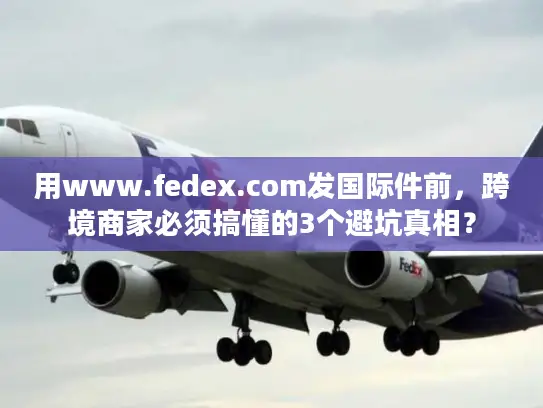 用www.fedex.com发国际件前，跨境商家必须搞懂的3个避坑真相？