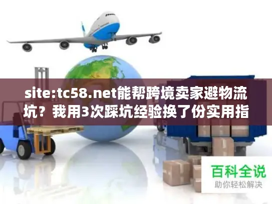 site:tc58.net能帮跨境卖家避物流坑？我用3次踩坑经验换了份实用指南