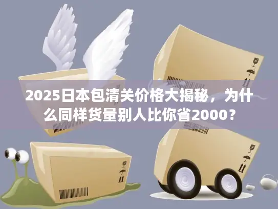 2025日本包清关价格大揭秘，为什么同样货量别人比你省2000？