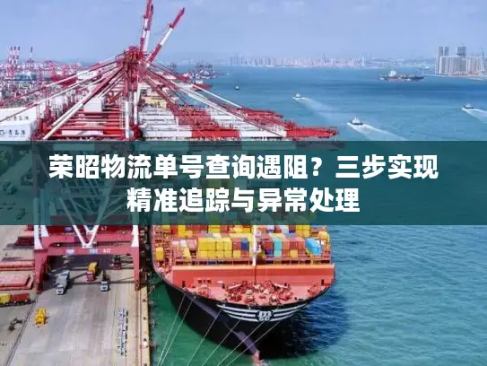 荣昭物流单号查询遇阻？三步实现精准追踪与异常处理