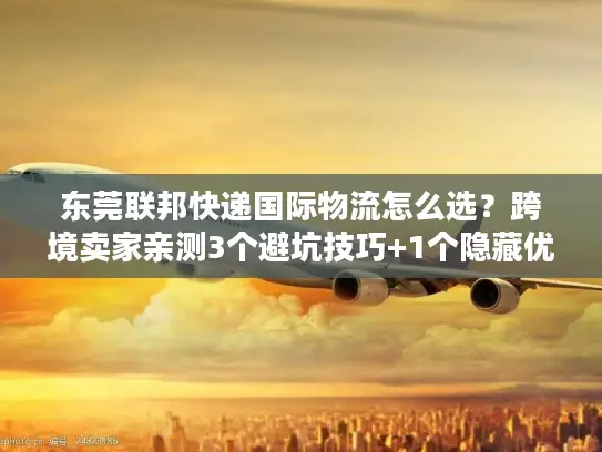东莞联邦快递国际物流怎么选？跨境卖家亲测3个避坑技巧+1个隐藏优势