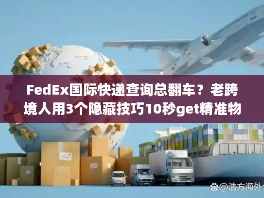 FedEx国际快递查询总翻车？老跨境人用3个隐藏技巧10秒get精准物流信息