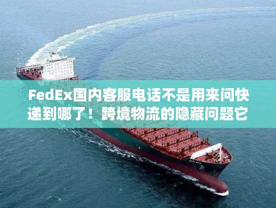 FedEx国内客服电话不是用来问快递到哪了！跨境物流的隐藏问题它全能解