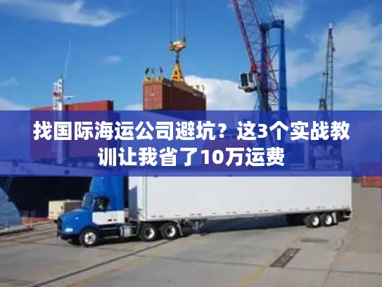 找国际海运公司避坑？这3个实战教训让我省了10万运费