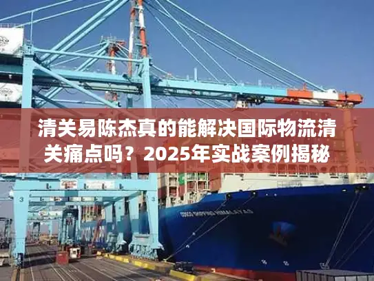 清关易陈杰真的能解决国际物流清关痛点吗？2025年实战案例揭秘