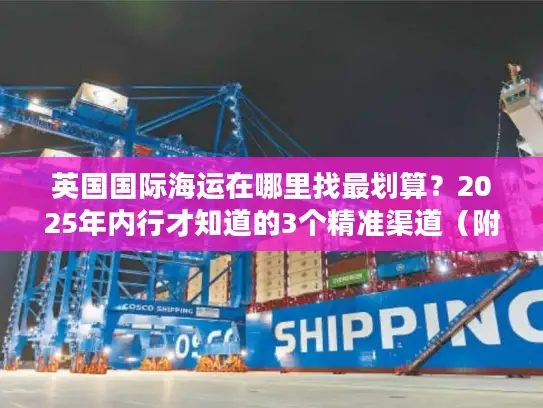 英国国际海运在哪里找最划算？2025年内行才知道的3个精准渠道（附成本对比）