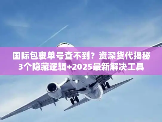 国际包裹单号查不到？资深货代揭秘3个隐藏逻辑+2025最新解决工具
