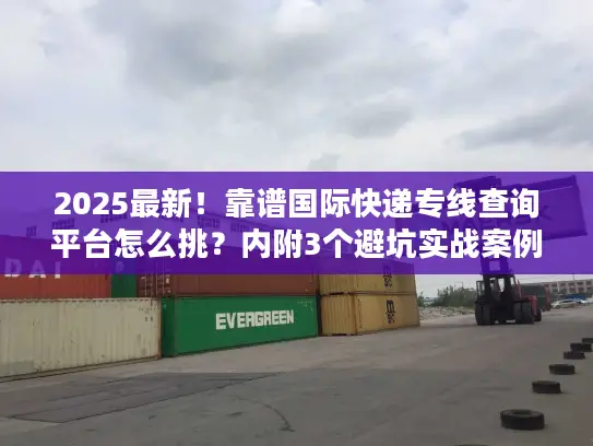 2025最新！靠谱国际快递专线查询平台怎么挑？内附3个避坑实战案例