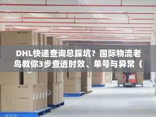 DHL快递查询总踩坑？国际物流老鸟教你3步查透时效、单号与异常（2025最新）