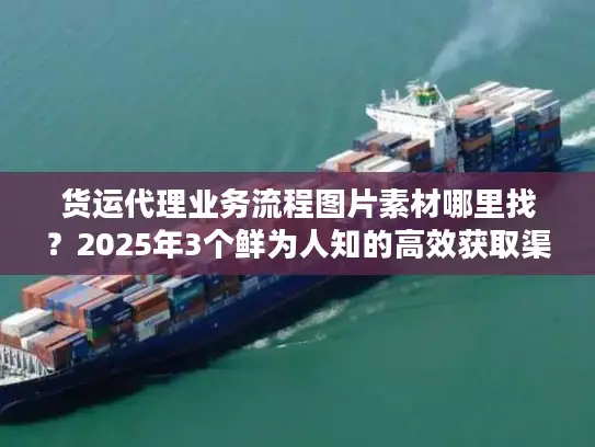 货运代理业务流程图片素材哪里找？2025年3个鲜为人知的高效获取渠道+实战案例