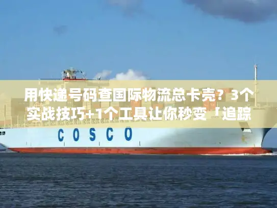 用快递号码查国际物流总卡壳？3个实战技巧+1个工具让你秒变「追踪高手」