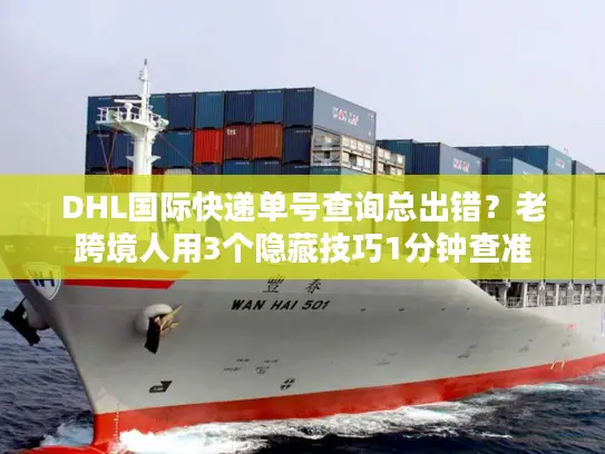 DHL国际快递单号查询总出错？老跨境人用3个隐藏技巧1分钟查准