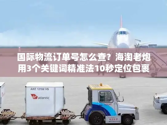 国际物流订单号怎么查？海淘老炮用3个关键词精准法10秒定位包裹