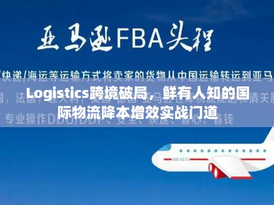 Logistics跨境破局，鲜有人知的国际物流降本增效实战门道