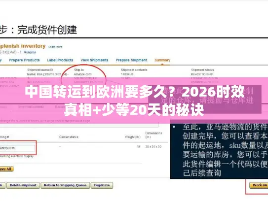中国转运到欧洲要多久？2026时效真相+少等20天的秘诀