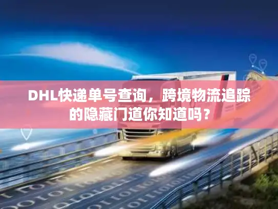 DHL快递单号查询，跨境物流追踪的隐藏门道你知道吗？