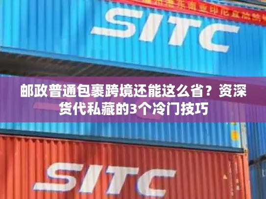邮政普通包裹跨境还能这么省？资深货代私藏的3个冷门技巧